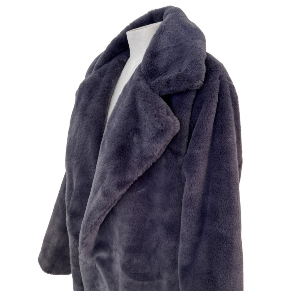 Apparis Faux Fur Grey Mona Coat size Small - Picture 9 of 16